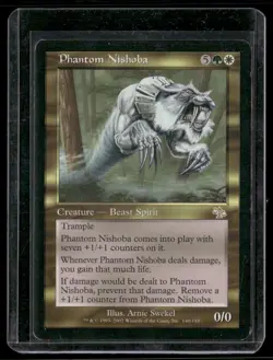 2002 Magic The Gathering: Judgement - Phantom Nishoba LP Rare Regular - Image 1