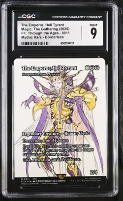 YAWGMOTH, THRAN PHYSICIAN Final Fantasy The Emperor, Hell Tyrant FFII CGC 9 MTG - Image 1