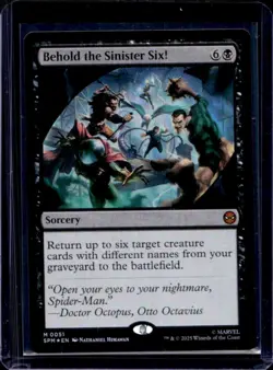 2025 Magic MTG Marvel's Spider-Man Behold Sinister Six! Foil #0051 - Image 1