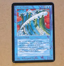 MTG - Magic the Gathering - Alpha Wall of Water - MP+ - Image 1