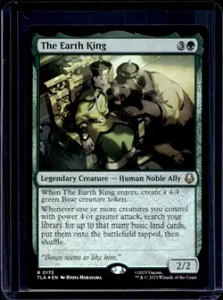 2025 Magic MTG Avatar The Last Airbender The Earth King Foil #0172 - Image 1