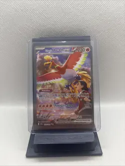 2025 Pokemon Destined Rivals #230 Ethan’s HO-OH EX Special Illustration Rare - Image 1