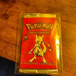 Pokemon Base Set 2 Vintage Booster Pack Sealed. Mewtwo Artwork - Image 1