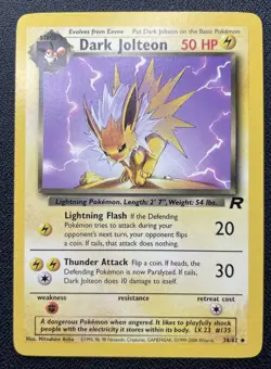 Pokemon Dark Jolteon Team Rocket Non-Holo NM / LP (#1) - Image 1