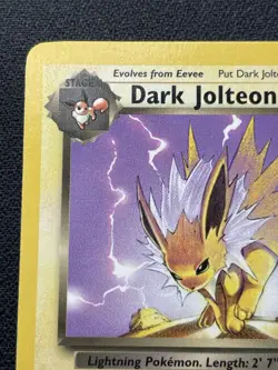 Pokemon Dark Jolteon Team Rocket Non-Holo NM / LP (#1) - Image 2