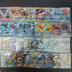 34*Lot Pokemon TCG RR GX Necrozma/Dragonite/Alolan Ninetales/Buzzwole #21 KB72 - Image 1