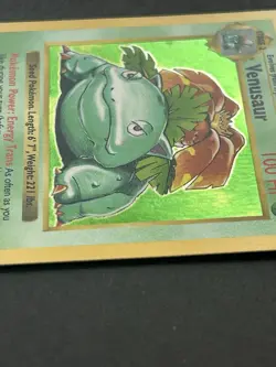 1999 Pokemon Base Set Shadowless Venusaur, Ivysaur, Bulbasaur Cards 15/102 MP - Image 4