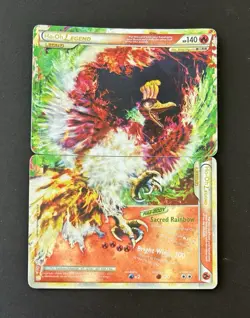 Pokemon Ho-Oh LEGEND 111/123 & 112/123 Holo HeartGold SoulSilver - Image 1