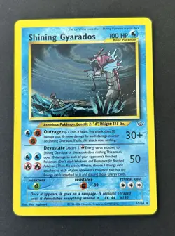 Pokemon TCG Shining Gyarados Holo Secret Rare Neo Revelation 65/64 MP - Image 1