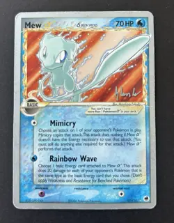 Pokemon TCG 2008 World Championships Mew Delta Species Gold Star HP - Image 1