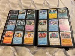 Binder Pokemon Card Collection Mixed Holos Rares Uncommons Reverse ~320 - Image 5