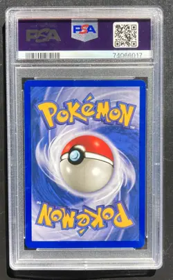 PSA 8 Lapras 10/62 Pokemon Fossil Unlimited Holo Rare TCG NM - Image 2