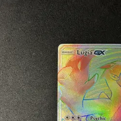Pokemon TCG Lugia GX 227/214 Full Art Rainbow Lost Thunder 2018 Secret Rare - NM - Image 3