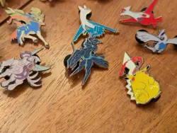 Pokemon Lot Of 14 Different Pins And Arceus Figure Pikachu Lugia Lucario - Image 4