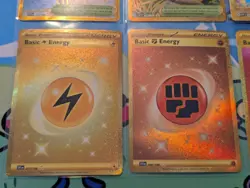 Pokemon Lot Of 6 Gold Card Hyper Rare Gravity Mountain Levincia Lapras Energy NM - Image 4