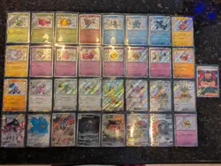 Pokemon Paldean Fates Lot Of 33 Different Cards Promos Shiny Full Art NM - Image 1