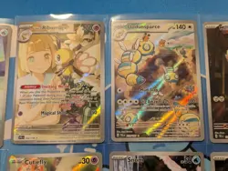 Pokemon Lot Of 17 Illustration Rare Cards NM Scarlet & Violet Mega Evolution - Image 3