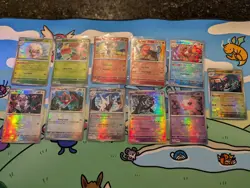 Pokemon Lot Of 11 Prismatic Evolutions Master Ball Holos NM Drakloak Munkidori - Image 1