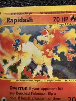 Pokemon TCG Rapidash Expedition Holo Rare 26/165 Vintage WOTC - Image 2