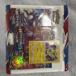 Pokemon TCG: Sword & Shield Battle Styles 3 Booster Pack Blister w/ Jolteon Coin - Image 1