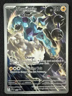 Pokemon TCG Thunderous Black Bolt ETB Promo Pokemon Center - Image 1