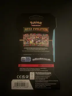 (VERY HEAVY) 33.01g Pokemon TCG Mega Evolution Sleeved Booster Pack (SEALED)✅ - Image 4