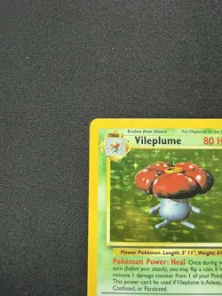 Vileplume 15/64 Jungle Holo Pokemon TCG WOTC Vintage MP - Image 3