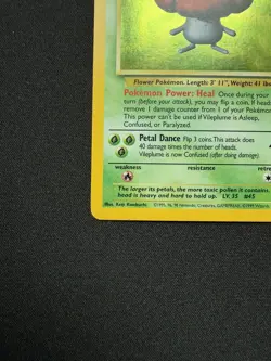 Vileplume 15/64 Jungle Holo Pokemon TCG WOTC Vintage MP - Image 5