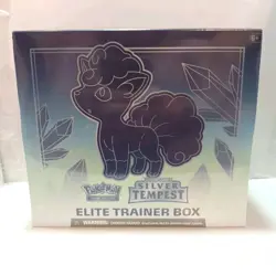 Pokemon Sword & Shield Silver Tempest Elite Trainer Box Sealed - Image 1