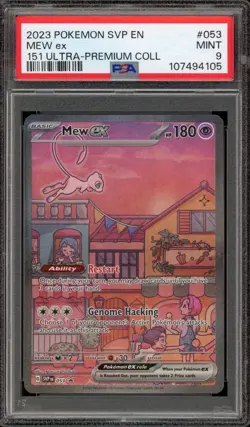 Pokemon Mew ex 151 Ultra-Premium Coll. Full Art Promo SVP EN 053 PSA 9 Mint - Image 1