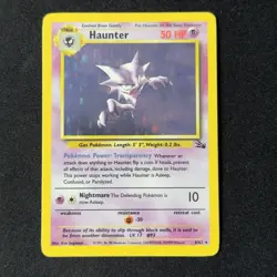 Haunter 6/62 Holo Rare Fossil Unlimited 1999 WOTC Pokemon Vintage English - Image 1
