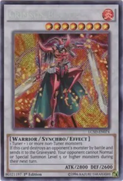 Crimson Blader-Secret Rare - 1st Edition - LC5D-EN074 - Legendary Collection ... - Image 1
