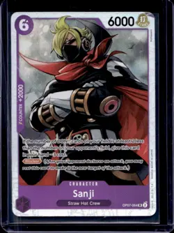 2024 One Piece 500 Years in the Future Sanji Super Rare #OP07-064 - Image 1