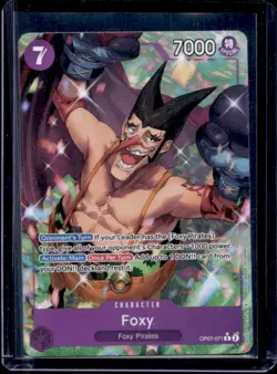 2024 One Piece 500 Years in the Future Foxy Alt Art #OP07-071 - Image 1
