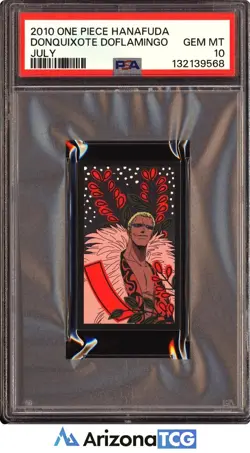 One Piece 2010 Donquixote Doflamingo July One Piece Hanafuda GEM MINT PSA 10 - Image 1