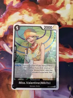 Miss.Valentine(Mikita) OP14-087 The Azure Sea's Seven Foil - One Piece CGG - Image 1
