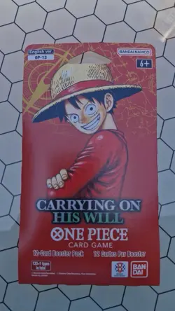 20 X One Piece TCG OP13 - Carrying On His Will - Blister Booster Pack Sleeved - Image 2