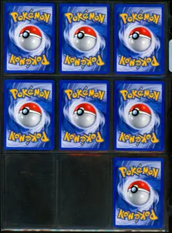 2000 Pokemon 1ST EDITION KOREAN Base Set COMPLETE Non Holo ENERGY Cards #96-102 - Image 3