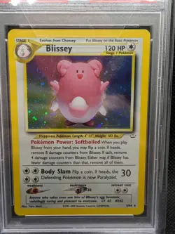 BLISSEY 2/64 Unlimited Neo Revelation Holo Rare Pokemon Card PSA 9 MINT - Image 3