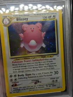 BLISSEY 2/64 Unlimited Neo Revelation Holo Rare Pokemon Card PSA 9 MINT - Image 4