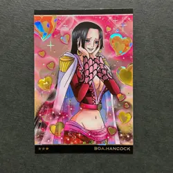 PREORDER Boa Hancock SR Holo Japanese One Piece Wafer Card Super Rare - Image 1