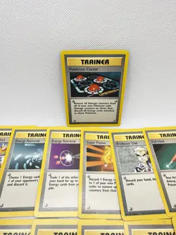 Vintage Base Set Pokemon Trainer Card Lot of (19) Cards from Pokemon Base Set - Image 2