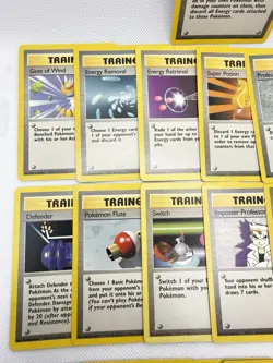 Vintage Base Set Pokemon Trainer Card Lot of (19) Cards from Pokemon Base Set - Image 3