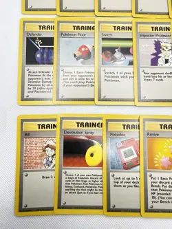 Vintage Base Set Pokemon Trainer Card Lot of (19) Cards from Pokemon Base Set - Image 5