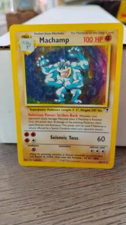 MACHAMP Legendary Collection POKEMON Holo Foil 2002 Trading Card 15/110 TCG - Image 1