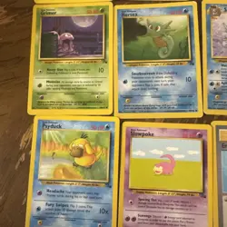 Lot 19 Vintage Pokemon Cards Fossil Jungle Base Common Uncommon - Image 5