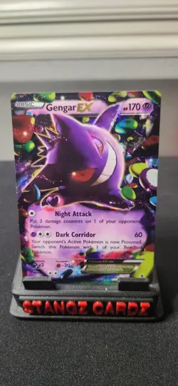 Pokemon TCG 2014 Gengar EX Holo Rare Card 34/119 XY Phantom Forces Near Mint NM - Image 1