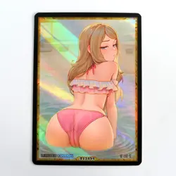 SERENA Waifu Anime Card LIMITED 1/1 Custom TCG Holo Goddess Story ACG T13494 - Image 1