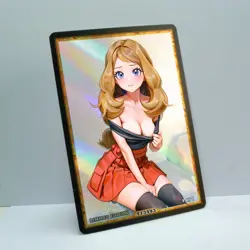 SERENA Waifu Anime Card LIMITED 1/1 Custom TCG Holo Goddess Story ACG T13493 - Image 2