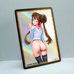 ROSA Waifu Anime Card LIMITED 1/1 Custom TCG Holo Goddess Story ACG T13490 - Image 2